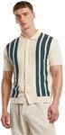 Urban Classics Herren T-Shirt Knit Retro Shirt, Gestricktes Retro-Shirt mit