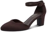 Tamaris Damen Pumps Textil, braun, 36 EU