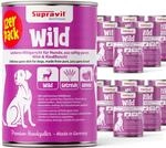 Supravit I Nassfutter f&uuml;r Hunde I Hundefutter Nass mit Wildfleisch, wertvollem