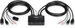 TRENDnet, TK-220DPI, 2-Port 4K DisplayPort 1.2 KVM-Switch mit Audio, 4K UHD (3840 x