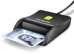 AXAGON CRE-SM3N USB Smart Card FlatReader