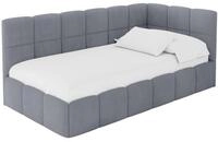 ALTDECOR Jugendbett Polsterbett ohne Matratze - Livy 90x200 Grau