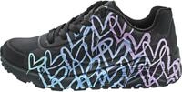 Skechers M&auml;dchen UNO Lite Metallic Joy Turnschuhe, Black Synthetic/Multi Trim,...