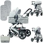 Lorelli Kinderwagen Lora faltbar Gummir&auml;der Tragetasche Sportsitz...