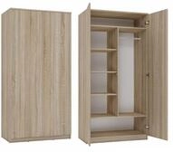 CDF Moderner Schrank Malwa SD-90 | Farbe: Sonoma Eiche | Ideal f&uuml;r...