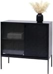 Mendler Kommode HWC-O90 85x80x45cm Metall - schwarz