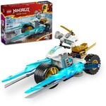 LEGO NINJAGO 71816 Zanes Eis-Motorrad-Spielzeug mit 1 Minifigur inklusive,...
