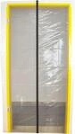 Scorprotect&reg; Transparente Folien Staubschutzt&uuml;r 210 cm x 110 cm mit einem...