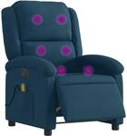 vidaXL Massagesessel, Sessel Elektrisch, Relaxsessel mit Liegefunktion