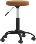 vidaXL Massagehocker mit Rollen Drehbar H&ouml;henverstellbar Rollhocker...