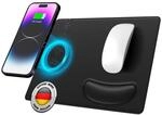 prio Schnelllade Mauspad 15 W (USB C) schwarz