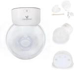 Cangaroo Milchpumpe elektrisch Eliria tragbar, Fassungsverm&ouml;gen 180ml, Ventil...