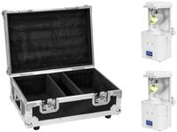 EUROLITE Set 2x LED TSL-350 Scan COB wei&szlig; + Case