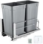 VEVOR ausziehbarer M&uuml;lleimer (27 Qt x 2), doppelter Unterbau-K&uuml;chenabfallbeh&auml;lter,