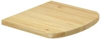 Erst-Holz Bettablage Massivholz 40 x 37 Kiefer Natur