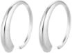 Elli Ohrringe Damen Creolen Geo Basic Offen Blogger 925 Sterling Silber