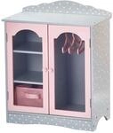 Puppenschrank Holz Puppenzubeh&ouml;r Babypuppen Spielzeug Olivias World TD-0210AG