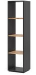 Vicco Raumteiler Ludus, Anthrazit/Goldkraft Eiche, 36.8 x 144.9 cm, zur...
