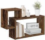 vidaXL Wandregal Wandhalterung Altholz 55 x 15 x 35 cm Holzwerkstoff,...