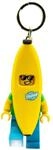 IQ Lego Iconic Banana Man Schl&uuml;sselanh&auml;nger mit LED-Taschenlampe...