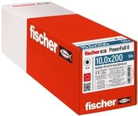 fischer PowerFull II 10,0 x 200, Premium Vollgewindeschraube (50 Stk.) mit