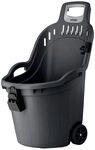 Stefanplast Helpy Cart - Gartenwerkzeug - Schubkarre - Wagen - Grau - Kunststoff
