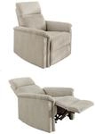 luma-Home 15504/ Fernsehsessel mit Federkern & Wellenunterfederung, Beige