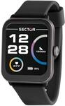 Sector No Limits Herren-Smartwatch, Digital, 37 mm, S-08 Kollektion, Silikon,