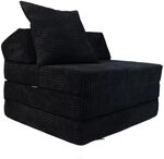 FORTISLINE - Klappmatratze 200x70x10cm mit Kopfteil & Kissen &ndash; G&auml;stebett