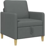 vidaXL Sofa mit Stauraum Dunkelgrau 72 x 78 x 87 cm Polyester,