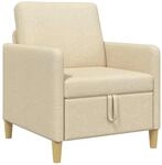 vidaXL Sofa mit Stauraum Creme 72 x 78 x 87 cm Polyester, Moderner Sofa,