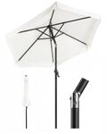 Sekey Sonnenschirm 200cm mit kurbelbarer & knickbarer Funktion, Sonnenschirm...