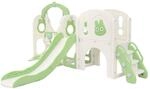 Joyz Kinderrutsche mit Spielturm & Schaukel, 6in1 Kinder Spielplatz mit Turm...