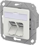 METZ CONNECT E-DAT C6A IDC Dose, 2 Port, UPk, verkehrswei&szlig;
