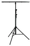 MONACOR PAST-225/SW Universal-Leuchtenstativ, belastbar mit 30 kg, Schwarz