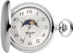 Regent Taschenuhr aus Metall in der Farbe Silber 50 mm, Wasserdichtigkeit: 3...