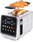 ZACHVO Toaster 2 Scheiben Edelstahl mit Smart Touchscreen & LED-Countdown