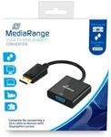 MediaRange SVGA auf DisplayPort&trade; Konverter, VGA Buchse/DP Stecker, 15cm,...