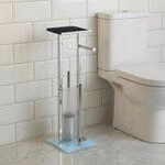 WC-Garnitur mit Papierhalter und Handyablage HYLLA, 65 cm