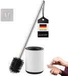 WC-Garnitur BARBENA, wei&szlig;, mit Flexibler 3in1 B&uuml;rste aus elastischem...