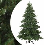 vidaXL K&uuml;nstlicher klappbarer Weihnachtsbaum Gr&uuml;n 240 cm PVC, Stahl,...