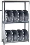 Reifenregal Felgenregal R&auml;derregal Reifenst&auml;nder Felgenbaum Regal 180x120x40...