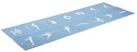 Umbro Faltbare Gymnastikmatte - 174 x 62 CM - Yogamatte - Anti-Rutsch - 13 &Uuml;bungen