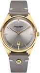 Bruno S&ouml;hnle Herrenuhr Original NEU Merano Herrenuhr Grau Gold Quarz Saphirglas