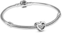 PANDORA Damen-Starterarmband Silber Geschenk-Set Mom Unendliche Herzen