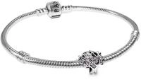 PANDORA Geschenk-Set Damenarmband Silber Familienbaum 21765-18