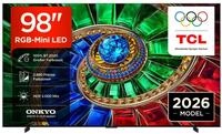 TCL 98RM7L RGB-Mini LED 98 Zoll Fernseher, 4K Smart TV, Google TV, HDR10+ | 2880