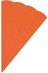 folia 92040 - Schult&uuml;ten Rohlinge, aus 3D Wellpappe, orange, 5 T&uuml;ten, H&ouml;he...