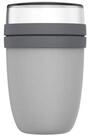 Mepal Lunchpot Ellipse &ndash; Cool Grey &ndash; 500 ml praktischer...