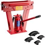 Wiltec Rohrbiegemaschine hydraulisch 8 t, Rohrbiegeger&auml;t mit 4 Presst&uuml;cken &Oslash;